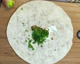 A picture of step 2 of Tuna Egg Tortillas – a quick and delicious snack. 3 Portionen!.