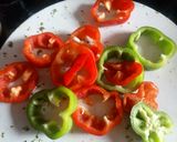 शिमला मिर्च रिंग (Shimla mirch ring recipe in Hindi) रेसिपी चरण 1 फोटो