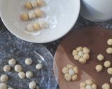 รูปขั้นตอนการทำที่ 3 ของ Pumpkin Pie & Corn Mochi Ball บัวลอยพายฟักทอง &ข้าวโพดหวานกระวาน