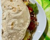 A picture of step 6 of Loaded Piadina 🫓🍗🥑🍅🥗🥔.