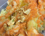 Foto del paso 2 de la receta: Parmentier de boniato con alcachofa y jamón