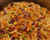 Vegán mexikói tészta recept fázis 2 fotója