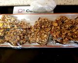 A picture of step 5 of My Bars of Yummy Granola and Trail Mix Bars outdoors 😚.