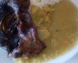 Foto del paso 7 de la receta: Puré de alverjitas verdes con churrasco