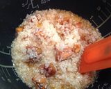 A picture of step 1 of Easy Takikomi Gohan with Canned Yakitori.