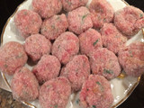 Zöldfűszeres húsgolyók