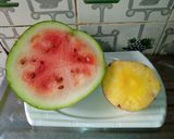A picture of step 1 of Pineapple & watermelon juice #bestof2019.
