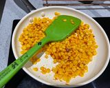 A picture of step 2 of Chilli Fillet, with corn salsa and bulgar wheat.