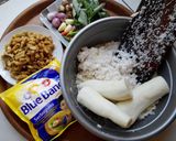 Foto langkah ke 1 dari resep Combro Crunchy Isi Tempe Sambel Kencur.