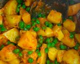 A picture of step 10 of Hare choliya ki sabzi.