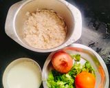 A picture of step 1 of Leftover Poha Chilla with fresh Veggies.