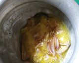 A picture of step 1 of Hyderabadi Mutton Biryani.