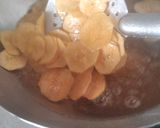 A picture of step 4 of Banana Wafers - Kerala style.