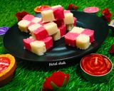 રોઝ કોકોનટ સ્વીટસ્ (Rose Coconut Sweets Recipe In Gujarati) રેસીપી સ્ટેપ7ફોટો