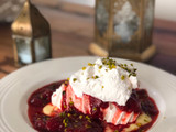 Drunk strawberry sauce