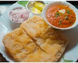 A picture of step 7 of Pav-Bhaji.