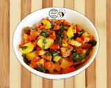 A picture of step 6 of Methi Mooli Gajar Sabzi.