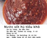 Hình bước làm 2 của món Nước sốt hủ tiếu mì khô / bánh mì