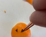 Halloween jack o lantern sushi recipe step 4 photo