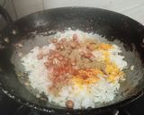 A picture of step 3 of Weightloss poha.