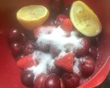 Une image de l'étape 3 de Confiture cerises 🍒 fraise 🍓 pistaches 🍃.