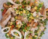 A picture of step 4 of My Sea food Delight 😀.