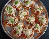 પાઉંભાજી બ્રુશેટા (Pavbhaji bruschetta recipe in Gujarati) રેસીપી સ્ટેપ5ફોટો