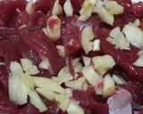 Hình bước làm 1 của món Bún bò nam bộ