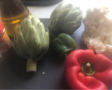 Foto del paso 1 de la receta: Arroz seco de verdura y pollo, rápido