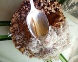 A picture of step 2 of Lotus biscoff biscuit truffle.