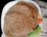 A picture of step 2 of Kuttu ki Roti.