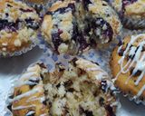 Foto del paso 5 de la receta: Muffins Con Arándanos Y con Chips De Chocolate Estilo Starbucks