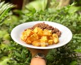 Hình bước làm 3 của món Khoai Tây Chiên Bò Bằm Xào