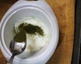 A picture of step 1 of Arabic breakfast||Yogurt cheese lebneh.