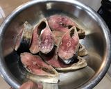 A picture of step 1 of Ilish Machh Bhaja: (Fried Hilsa with Steamed Rice).
