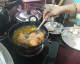 A picture of step 16 of Fried Modak.