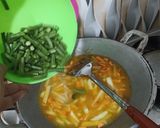 Foto langkah ke 3 dari resep Sayur Kelo Santan Labu Siam, Telor Puyuh, Kacang Panjang, Tempe, Wortel.