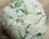 A picture of step 1 of Zucchini and Avacado (no water) Paratha.