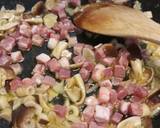 Garganelli con funghi e pancetta recipe step 2 photo