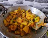 कद्दू की सब्जी (kaddu ki sabzi recipe in Hindi) रेसिपी चरण 3 फोटो
