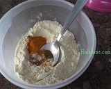 A picture of step 4 of Simple Kenyan Cayenne Bhajia.