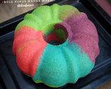 Foto langkah ke 5 dari resep Bolu kukus warna warni.