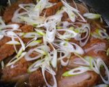 A picture of step 3 of Easy Skillet Katsudon for 4.