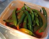 Une image de l'étape 5 de Piments verts marocains à la tomate,citron et persil.