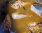 A picture of step 6 of Chicken curry.