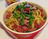 A picture of step 8 of Okinawa Soba Salt Yakisoba.