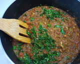 Foto del paso 5 de la receta: Fettuccine de espinacas a la Machaca Sonora