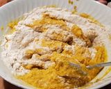 A picture of step 3 of Pumpkin Gnocchi with less flour.