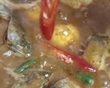 Gambar langkah 4 resipi Gulai ikan tongkol terengganu.