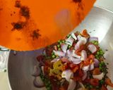 A picture of step 2 of Mix veg.